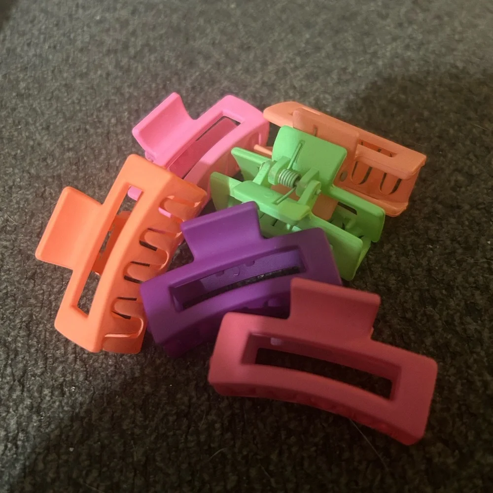 Colorful Kids Hair Clips Set
